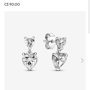 Pandora Heart Earrings